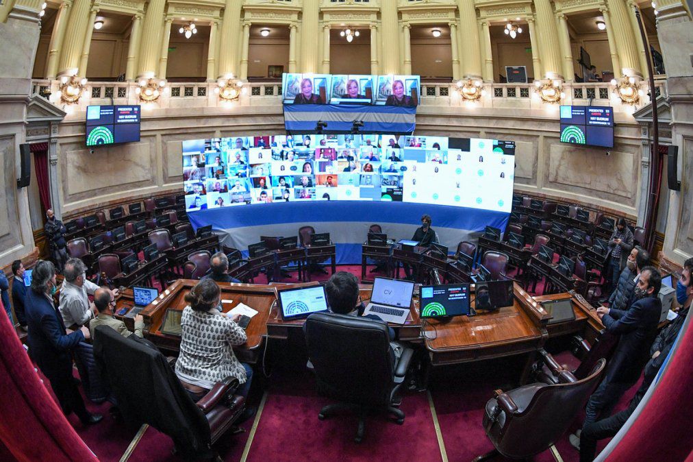 El Senado realizó con éxito la primera prueba de sesión virtual