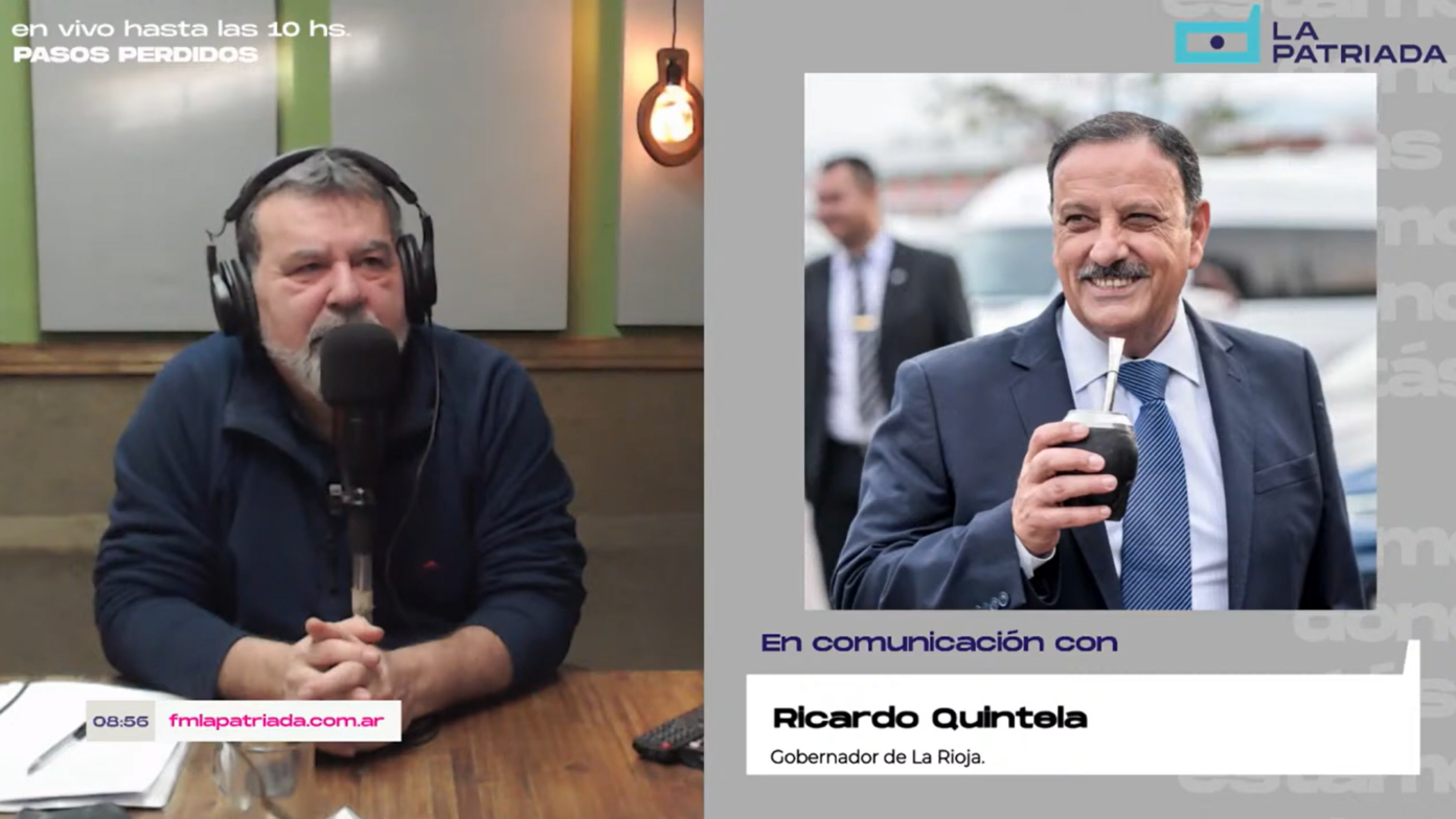 Ricardo Quintela critica la gestión de Javier Milei y niega vínculo con Martin Menem