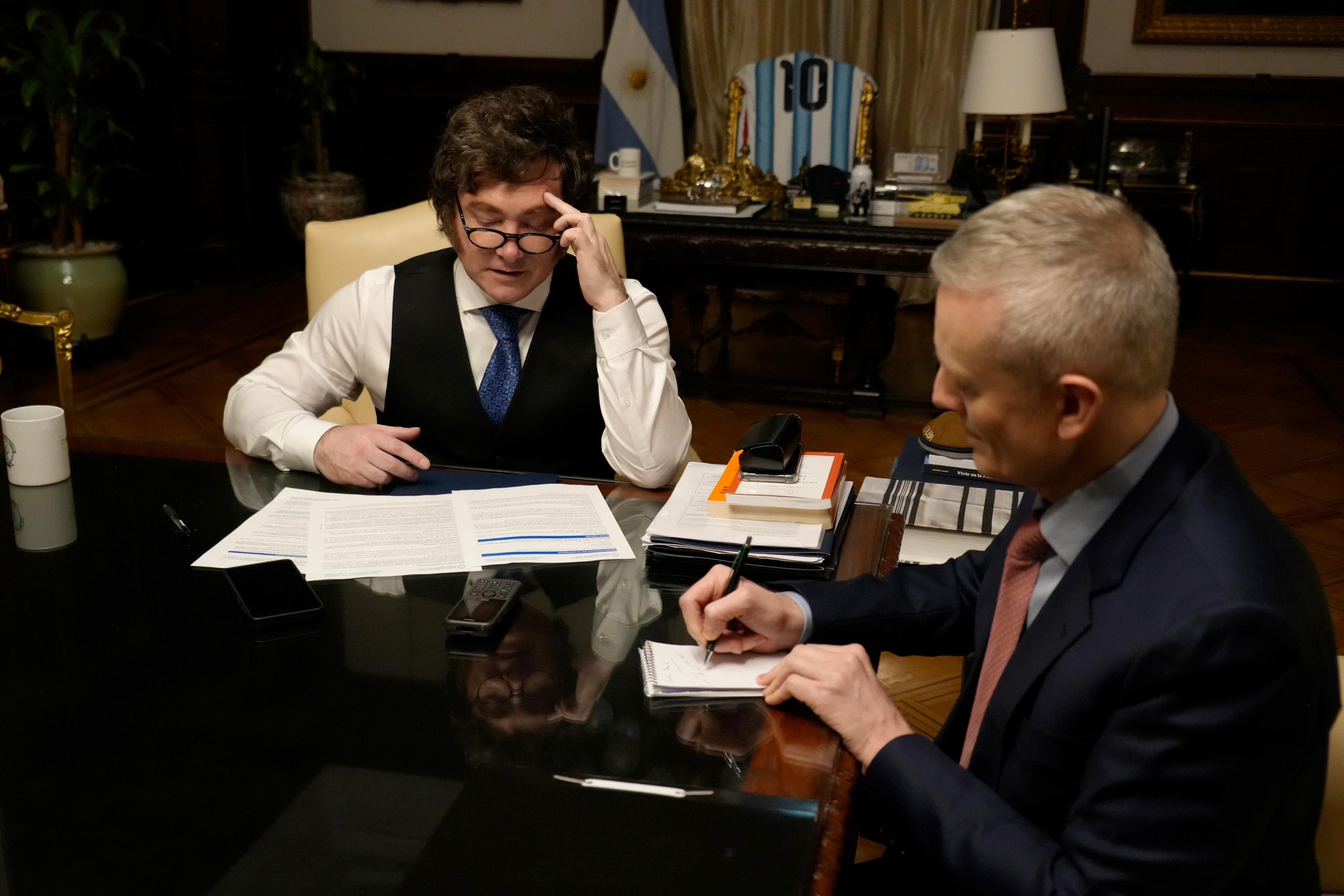 Contacto internacional: Javier Milei se comunicó desde la Casa Rosada con el nuevo canciller alemán Friedrich Merz